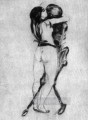 girl and death 1894 Edvard Munch